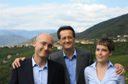 Owner Paolo Bisol with Giustino and Isabella
